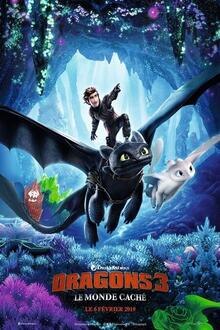 Dragons 3 : Le monde caché L'affiche du film Dragons 3 : Le monde caché