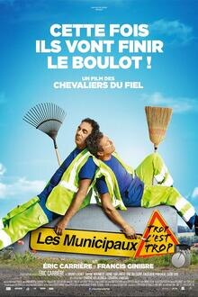 Visite d'équipe : Les Municipaux, trop c'est... L'affiche du film Visite d'équipe : Les Municipaux, trop c'est...