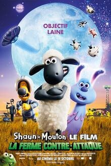 Shaun le Mouton : la Ferme contre-attaque L'affiche du film Shaun le Mouton : la Ferme contre-attaque